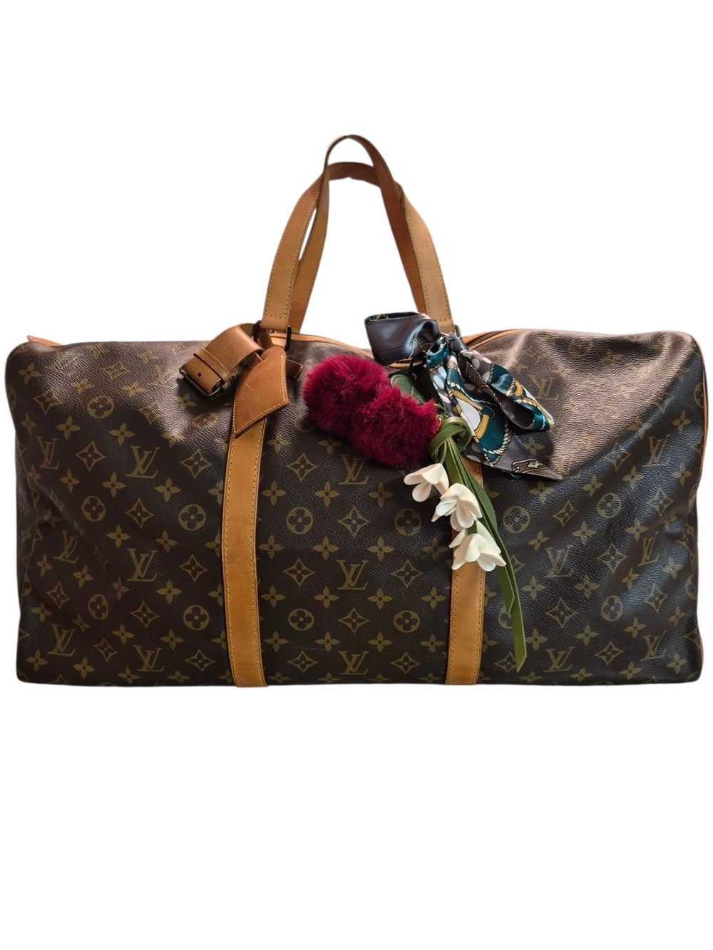 Louis Vuitton Monogram Keepall 50 Travel Bag - Brown/Tan - Picture 1 of 8